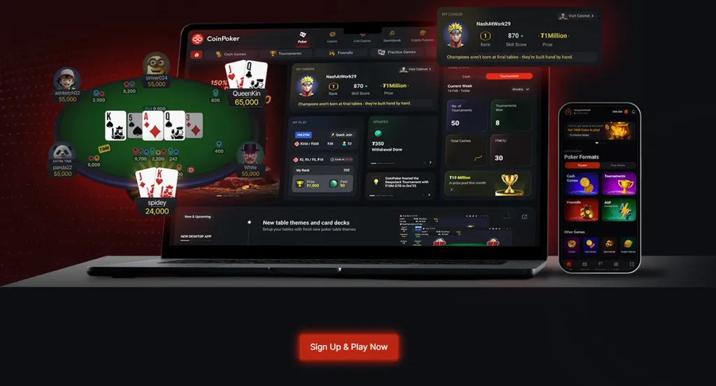 CoinPoker online poker signup