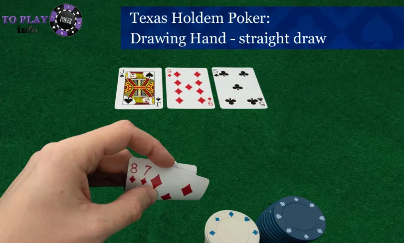 Drawing Hand in Poker: straight draw