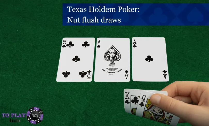Nut flush draw with drawing hand example
