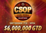 CoinPoker to Host CSOP Fall Series with $6,000,000 GTD