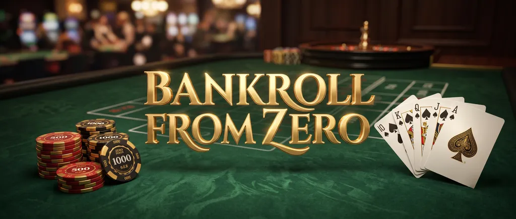 Building a poker bankroll from zero playing free poker freerolls